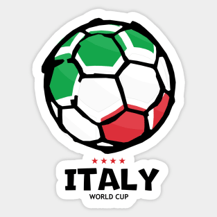 Italy Football Country Flag Sticker